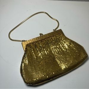 Vintage Whiting & Davis Gold Mesh Evening Bag